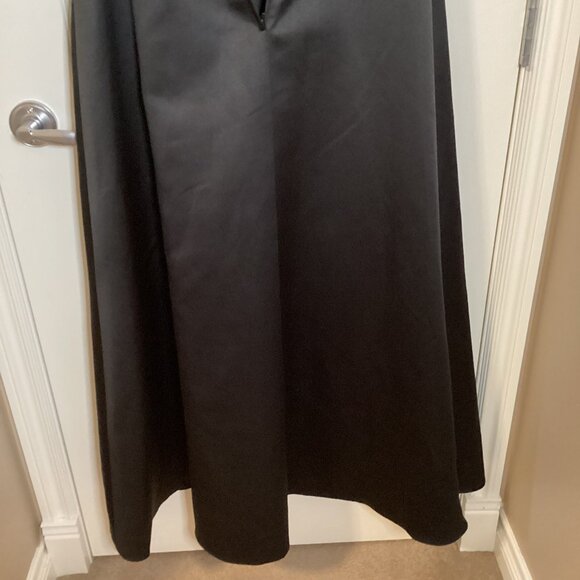 Alfred Angelo Women's Long Maxi Black Wedding Evening Strapless Dress Bridesmaid - Picture 8 of 11